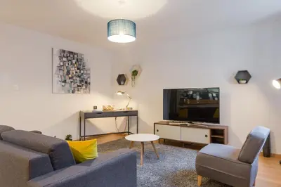 Télévision ou salle de divertissement dans l'établissement My Colmar Homes - Colmar Rempart