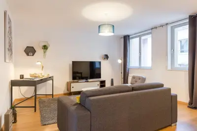 Télévision ou salle de divertissement dans l'établissement My Colmar Homes - Colmar Rempart