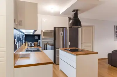 Cuisine ou kitchenette dans l'établissement My Colmar Homes - Colmar Rempart