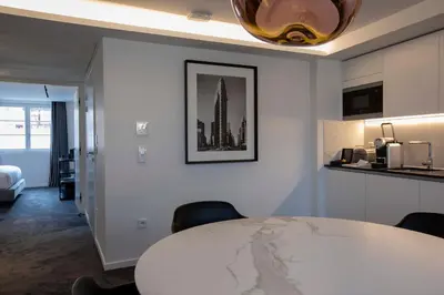 Un ou plusieurs lits dans un hébergement de l'établissement BORD EAU Guest House