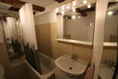 Salle de bains dans l'établissement Colmar Historic Center - Alsacian Appartement PETITE VENISE 2 - BookingAlsace