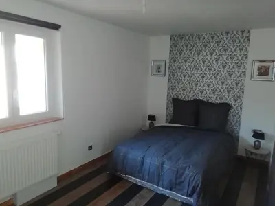Un ou plusieurs lits dans un hébergement de l'établissement Maison / villa complète à 5 minutes de Colmar