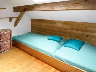 Un ou plusieurs lits dans un hébergement de l'établissement Holiday Home Escher by Interhome