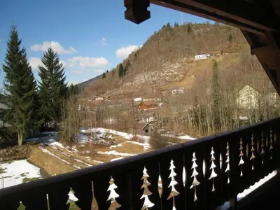 Paysage naturel près de le chalet