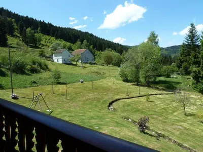Paysage naturel près de le chalet