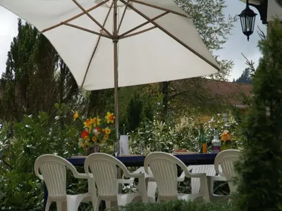 Jardin de l'établissement Chalet in La Bresse near Ski Slopes