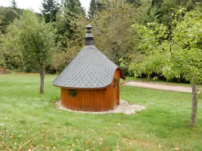 Jardin de l'établissement Chalet in Ventron near Ski Lift