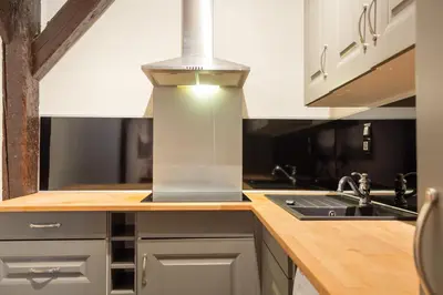 Cuisine ou kitchenette dans l'établissement GITE LE BAROCCO