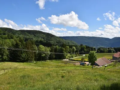 Paysage naturel près de le chalet