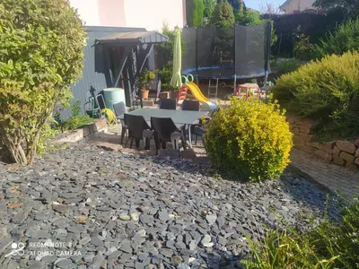 Jardin de l'établissement Chez Chris & Ju