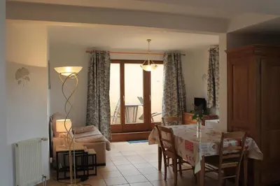 Coin salon dans l'établissement Maison d'Hôtes Sainte Hune Chambres et appartements