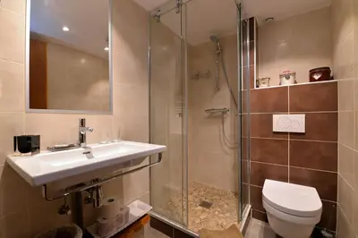 Salle de bains dans l'établissement Chambres d'hôtes Fahrer-Ackermann
