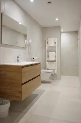 Salle de bains dans l'établissement Chambres d'hôtes François Bleger