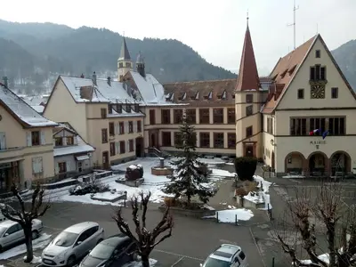 Vue générale sur la montagne ou vue sur la montagne depuis l'hôtel