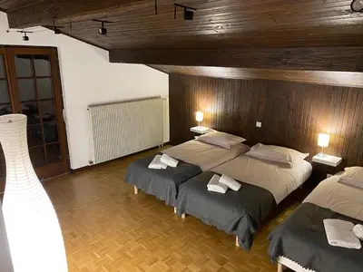 Un ou plusieurs lits dans un hébergement de l'établissement CHALET DE MANU