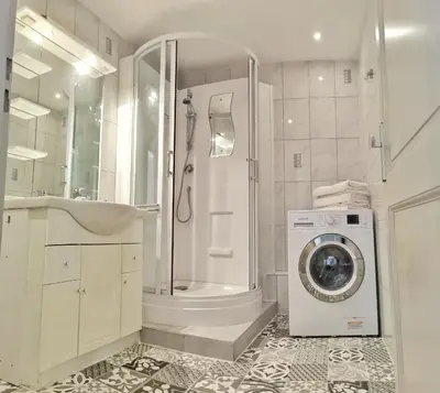 Salle de bains dans l'établissement Chez Charlie - Centre ville Colmar - 2 pièces