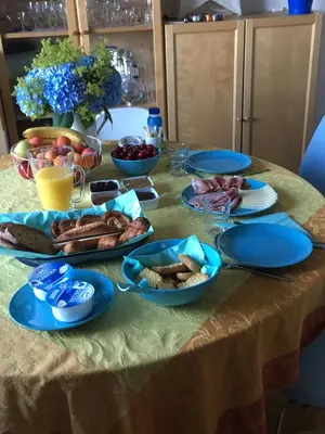 Nourriture dans le B&B/chambre d'hôtes ou à proximité