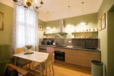 Cuisine ou kitchenette dans l'établissement 