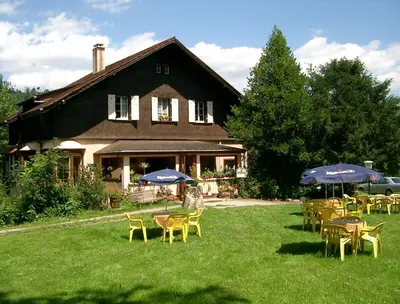 Jardin de l'établissement Le Chalet