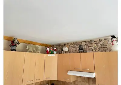 Cuisine ou kitchenette dans l'établissement Gîte les Dryades