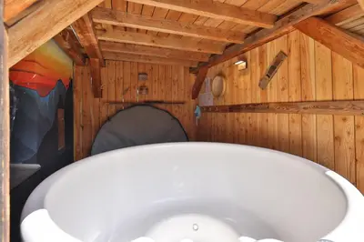 Plan de l'établissement Le Chalet du Tanet spa sauna terrasse en Alsace