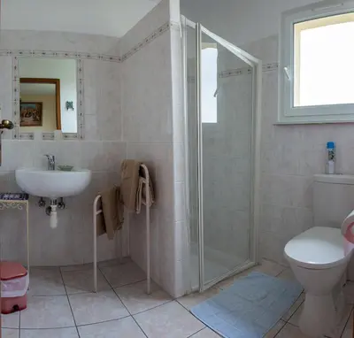 Salle de bains dans l'établissement Chambres d'hôtes Gilles Schneider