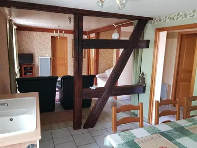 Un ou plusieurs lits dans un hébergement de l'établissement La Maison Jaune