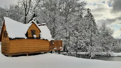 L'établissement Le Domaine du Châtelet en hiver