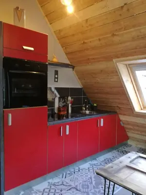 Cuisine ou kitchenette dans l'établissement L Annexe