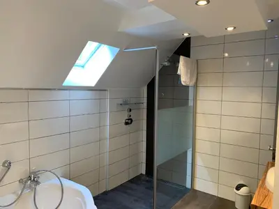 Salle de bains dans l'établissement Appart LE COUCOU