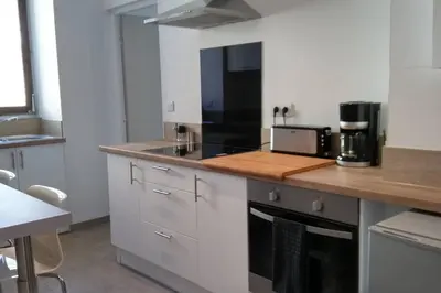 Cuisine ou kitchenette dans l'établissement App Cosy 4 pers