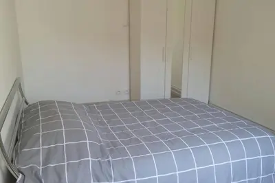 Un ou plusieurs lits dans un hébergement de l'établissement F3 lumineux & cosy au centre de Mulhouse