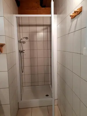 Salle de bains dans l'établissement Studio chez le vigneron