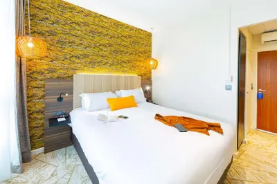 Un ou plusieurs lits dans un hébergement de l'établissement Best Western Mulhouse Salvator Centre