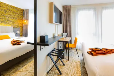 Un ou plusieurs lits dans un hébergement de l'établissement Best Western Mulhouse Salvator Centre