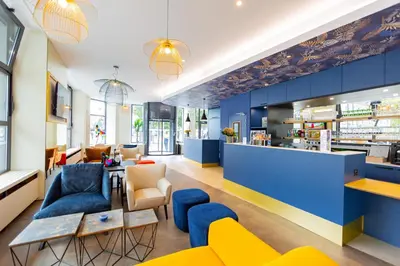 Coin salon dans l'établissement Best Western Mulhouse Salvator Centre