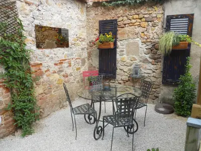 Terrasse ou espace extérieur de l'établissement Le Winzer