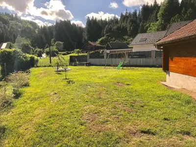Paysage naturel près de le chalet