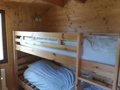 Un ou plusieurs lits dans un hébergement de l'établissement Le chalet du Brabant