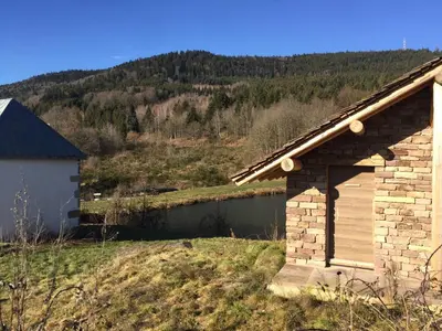 Vue générale sur la montagne ou vue sur la montagne depuis la maison de vacances