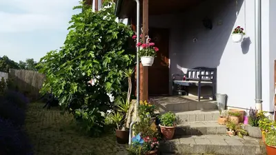 Jardin de l'établissement Urlaub im Elsass