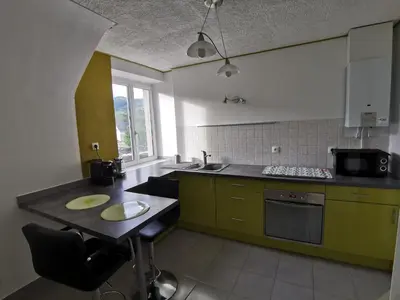 Cuisine ou kitchenette dans l'établissement Anhugcap
