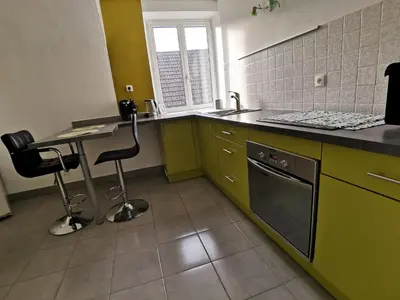 Cuisine ou kitchenette dans l'établissement Anhugcap