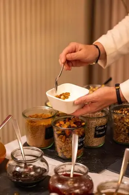 Nourriture dans l'hôtel ou à proximité