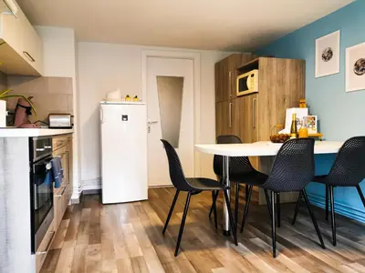 Cuisine ou kitchenette dans l'établissement Carpe Diem - cote-montagnes