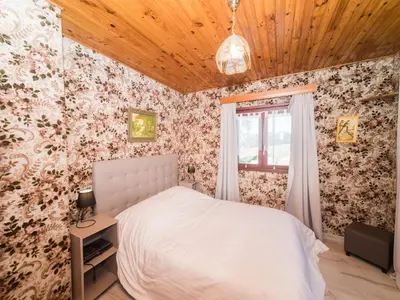 Un ou plusieurs lits dans un hébergement de l'établissement House in Vosges near Cascades du Gerhard
