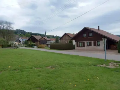 Paysage naturel près de le chalet