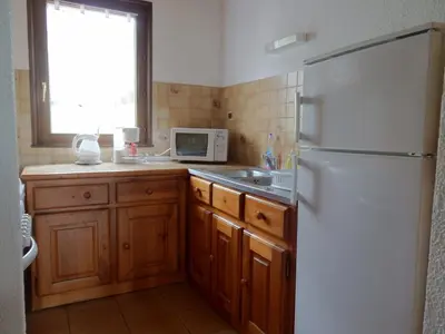Cuisine ou kitchenette dans l'établissement Elegant Chalet in Gerbépal in cosy environment