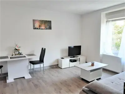 Télévision ou salle de divertissement dans l'établissement MyHome Basel RC44B
