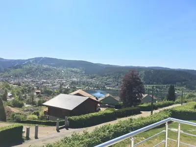Paysage naturel près de le chalet